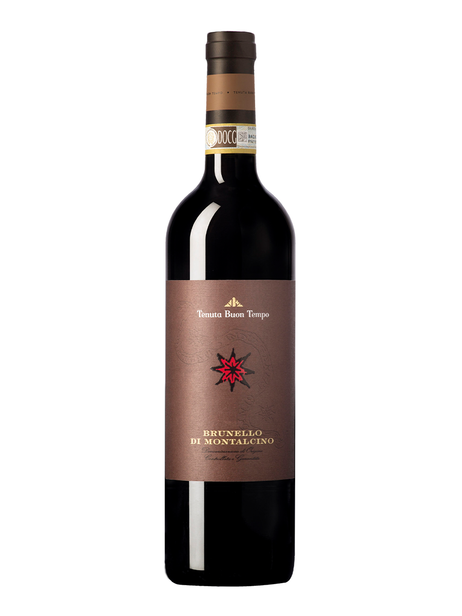 Tenuta Buon Tempo Brunello di Montalcino - un vin toscan rafinat și aromat, disponibil la Wine Shop Venue Oradea, ideal pentru a adăuga un plus de eleganță oricărei mese.