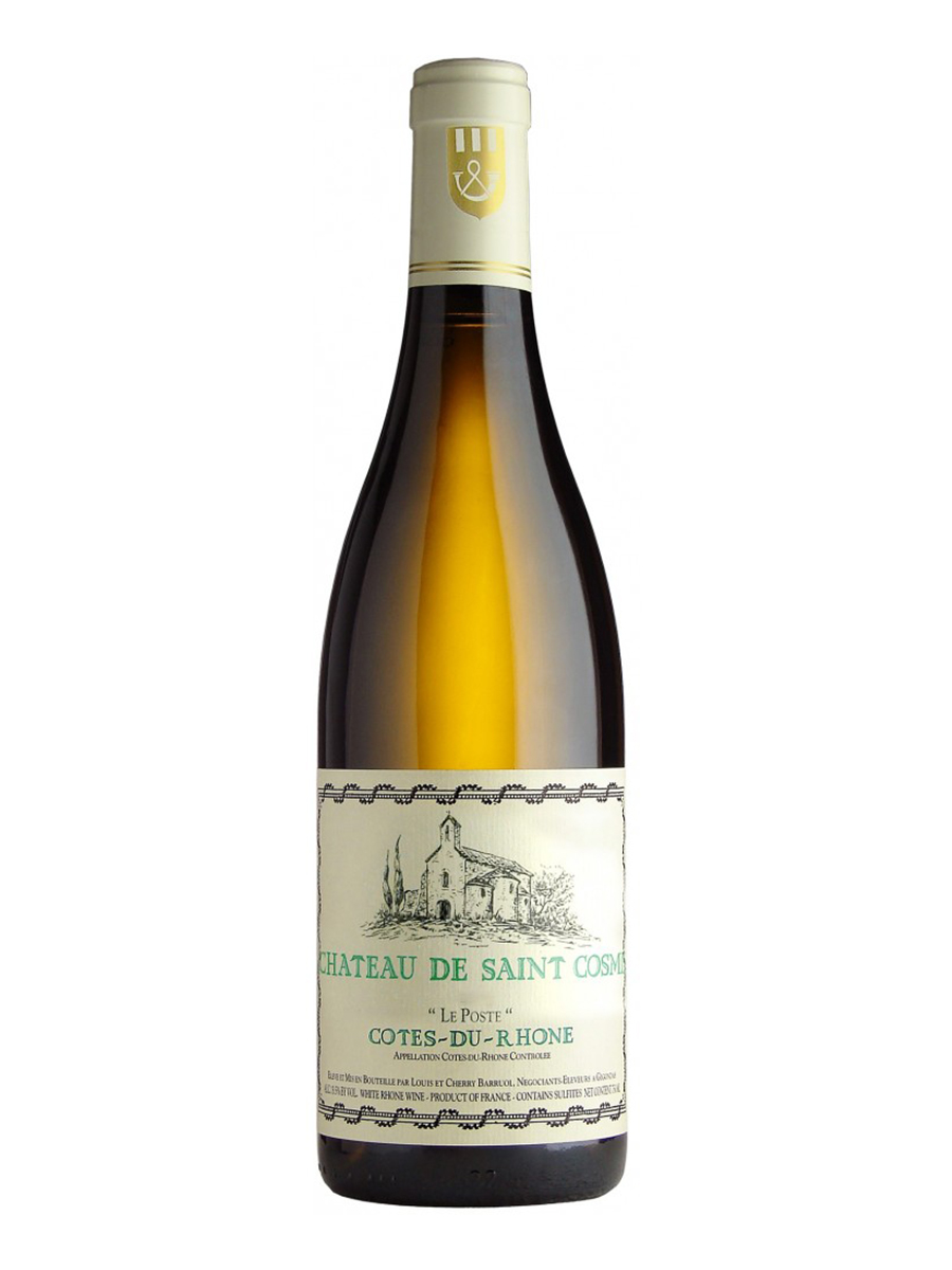 Le Poste Côtes du Rhône Blanc 2020 - vin alb proaspăt cu note fructate.